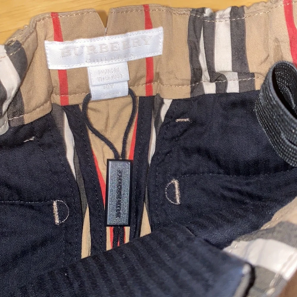 BURBERRY kids check shorts 🩳
